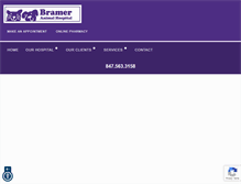 Tablet Screenshot of brameranimalhospital.com